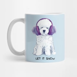 LET IT SNOW - Bichon Frise' Mug